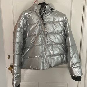 Silver Puffy Jacket